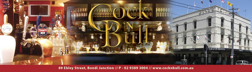 picture of the inside of the cock n bull pub