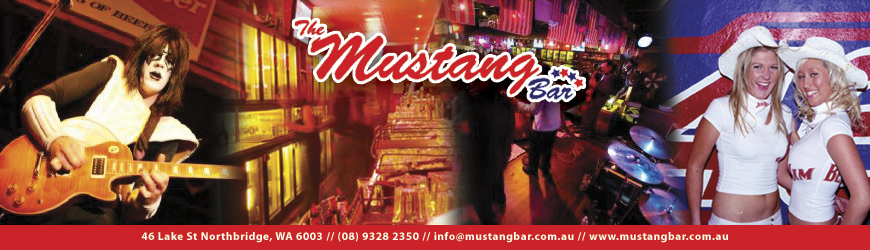 picture of the inside of the mustang bar in perth