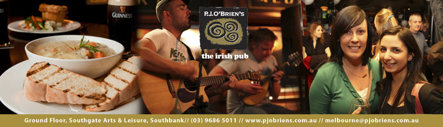 picture of the inside of the pj obriens