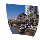 picture of the yarra river with melbourne city in background
