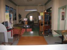 reception area at global backpackers