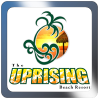 The uprising beach resort logo