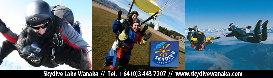 skydive lake wanaka Things to do Lake Wanaka New Zealand - Skydiving.