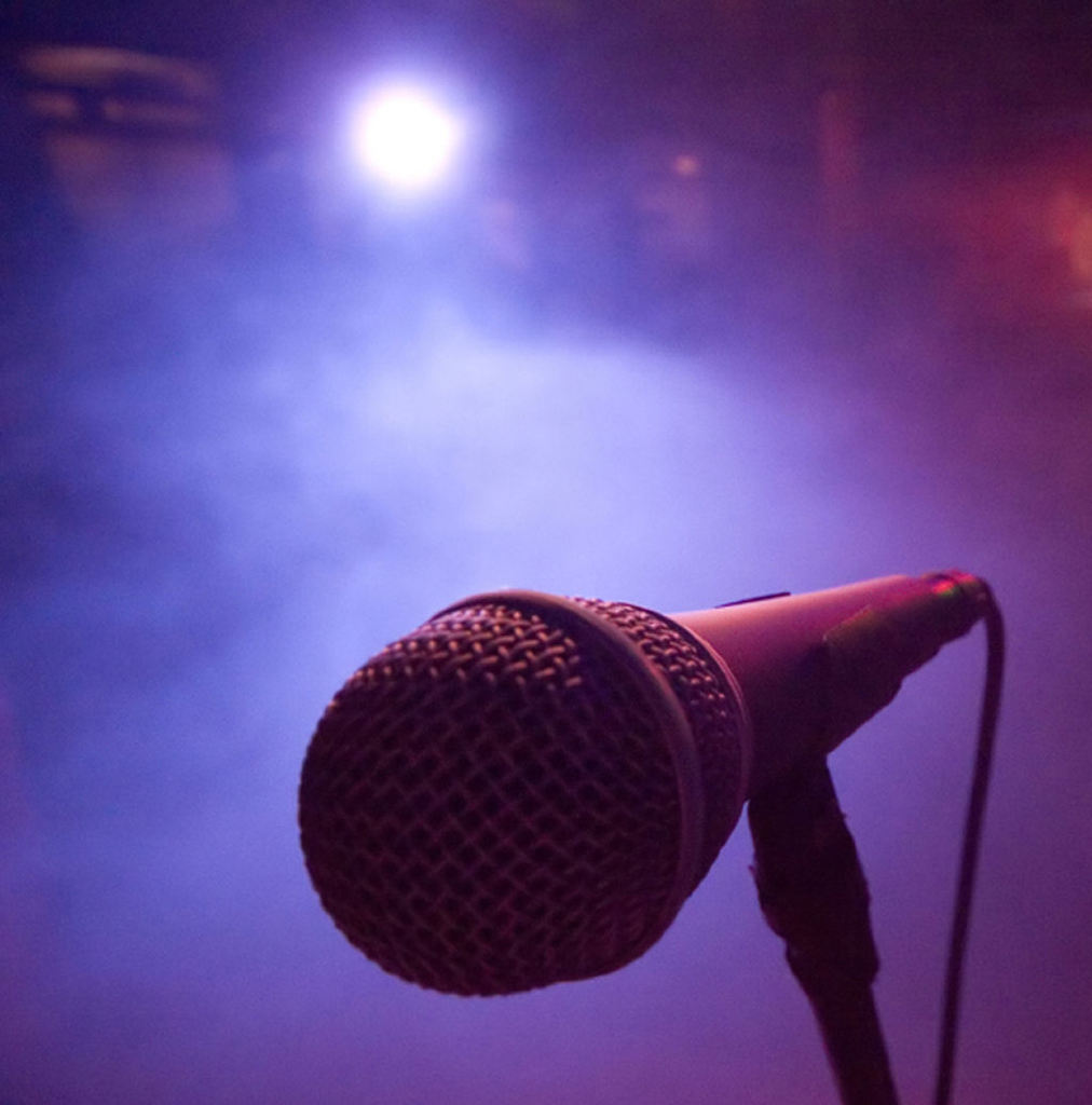 sydneykaraokebar a microphone in a sydney karaoke bar