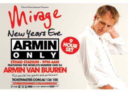 What's on in Melbourne Victoria - Armin Only - 'Mirage' New Year's Eve