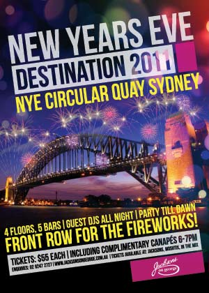 nye-destination What's on in Sydney New South Wales - NYE Destination 2011