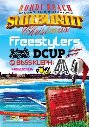 sunburnt-xmas-bondi What's on in Sydney New South Wales - Sunburnt Christmas 2010