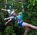 girls jungle surfing