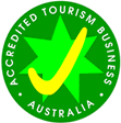 badge of accredited tourism business member