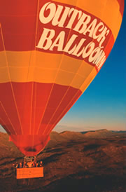 ballooning over the australian outback