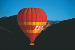 ballooning over the flinders ranges