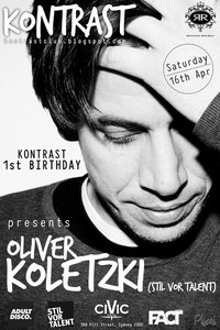 oliverkk What's on in Sydney New South Wales - Oliver Koletzki