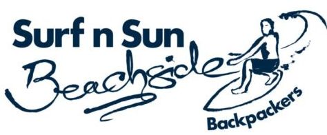 surf n sun backpackers hostel logo