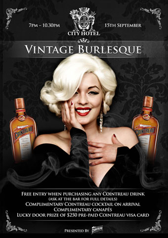 burlesque What's on in Sydney New South Wales - Vintage Burlesque