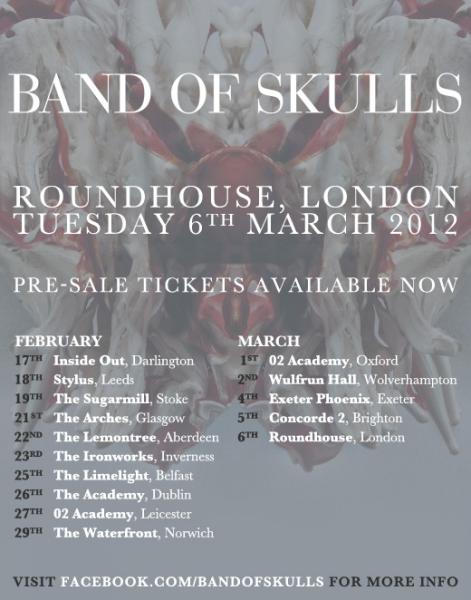 Band Of Skulls - 6th Mar