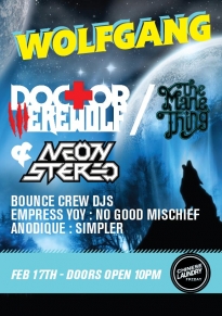 Whats On - Wolfgang At Chinese Laundry – 17th Feb