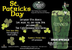 St Patrick's Day at O'Malley's Hotel - 17th March 2012