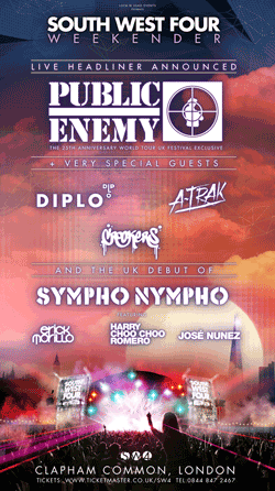 Public Enemy To Headline SW4 2012
