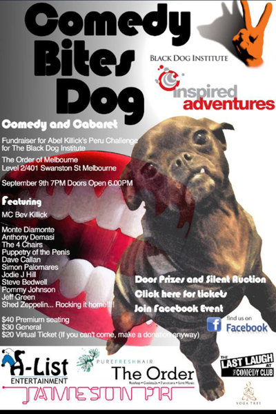 Comedy Bites Dog - A Fundraiser For Black Dog institute