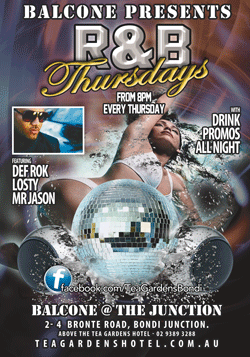 balcone-tea-gardens R&B Thursdays at Balcone @ The Junction