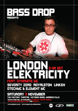 london-elektricity Bass Drop Presents London Elektricity At The Factory Theatre