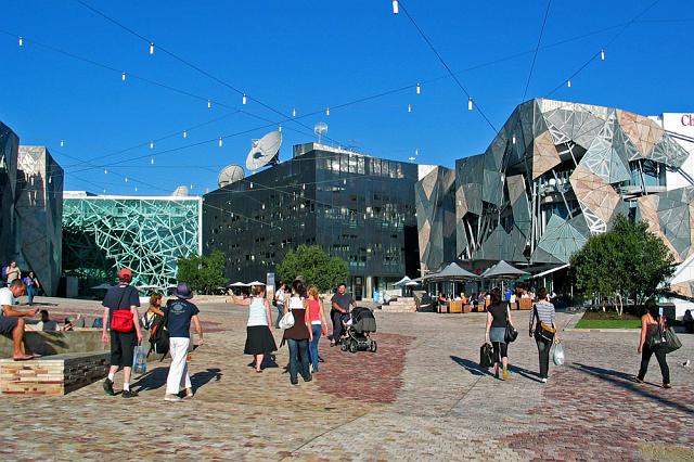Federation Square Hang Out in Federation Sq