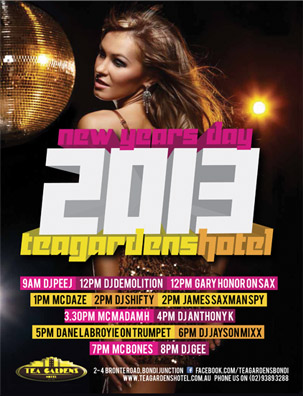 tea gardens nye 2013 New Years Day 2013 At The Tea Gardens