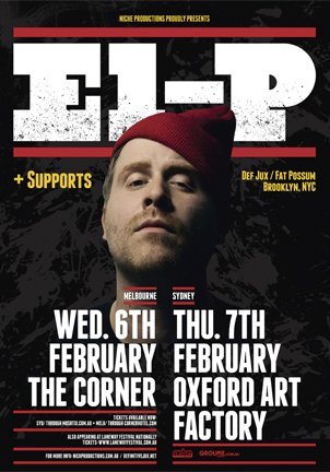 Niche Productions Presents EI-P- Wednesday 6th February 2013