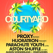 courtyard party at ivy