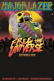 major lazer tour poster