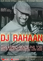 dj rahaan house party sydney