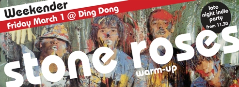 stone roses indie party roses banner