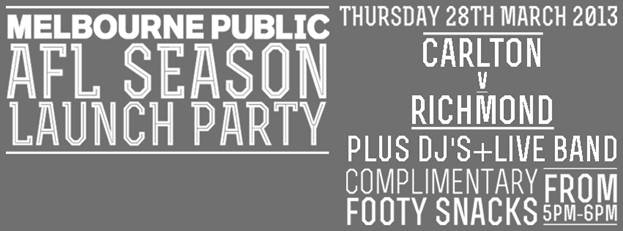 AFL Season Launch Party