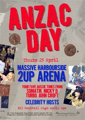 Anzac Day - Bungalow 8 - 25th April 2013