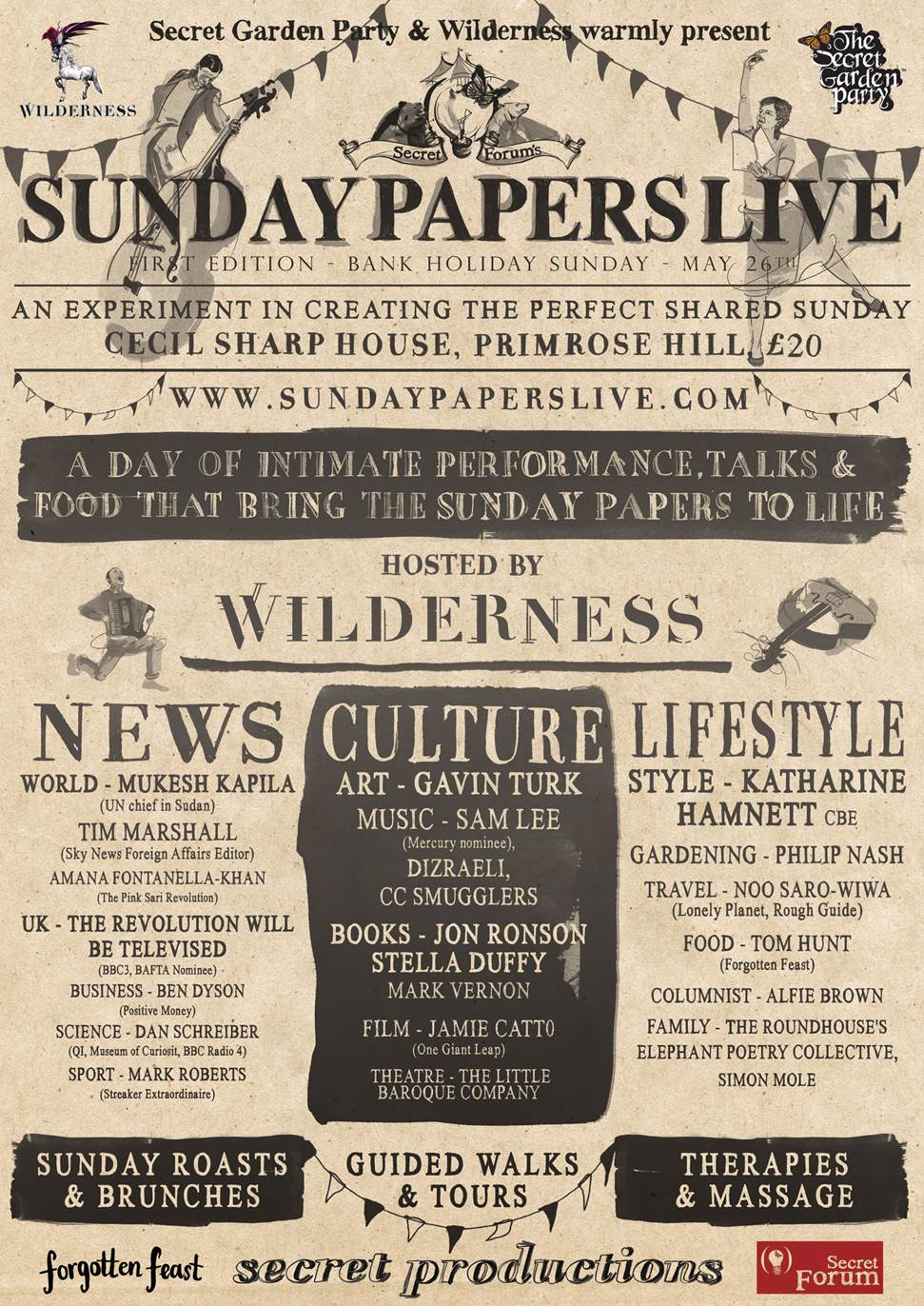 sunday papers live flyer Sunday Papers Live 2013