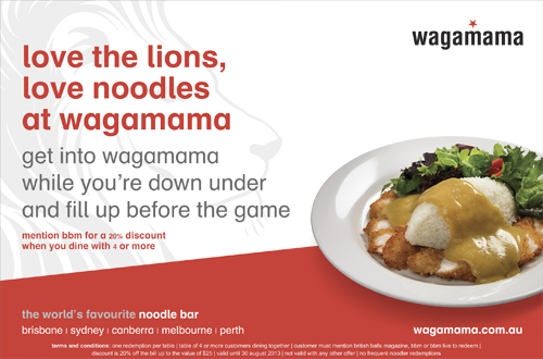 Wagamama BBM offer