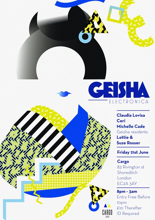 1314 Claudia Lovisa, Ceri, Michelle Cade, Lottie and Suze Rosser Geisha’s 3rd Birthday @ Cargo London Friday 21st June 2013