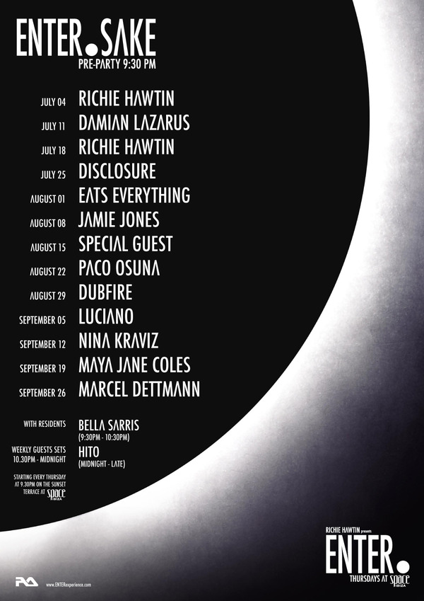 Enter Ibiza Poster 2013