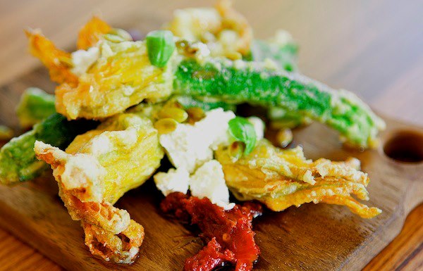 Emmilou Tapas Bar, Sydney's zucchini flowers