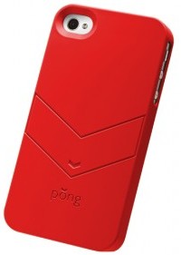 Pong-Research---iPhone-4-4S-Soft-Touch-Case-Red Pong Phone Case