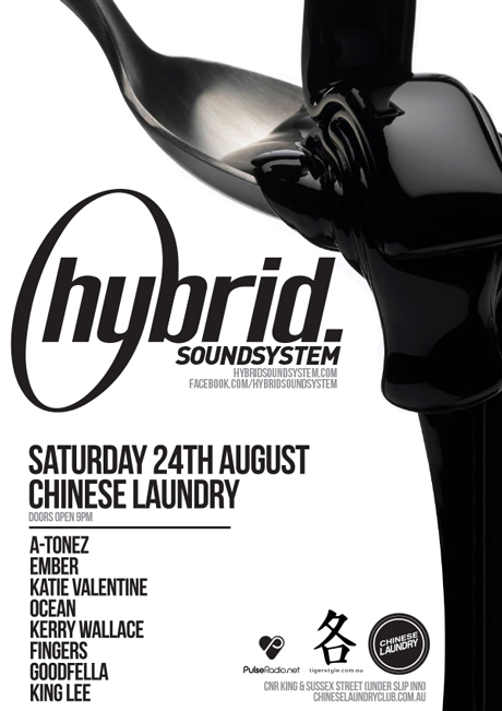 Chinese Laundry with Hybrid Soundsystem on Saturday 24 August 2013 poster