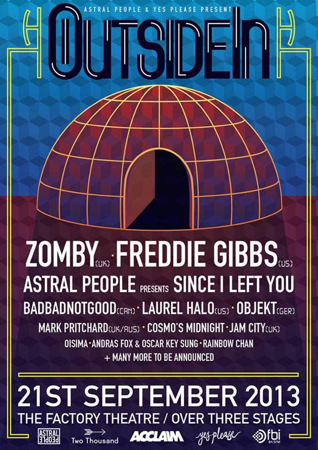 OutsideIn festival 2013 poster
