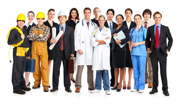 a group of skilled workers