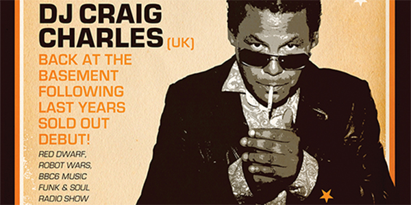 Craig Charles Sydney Craig Charles at The Basement in Sydney