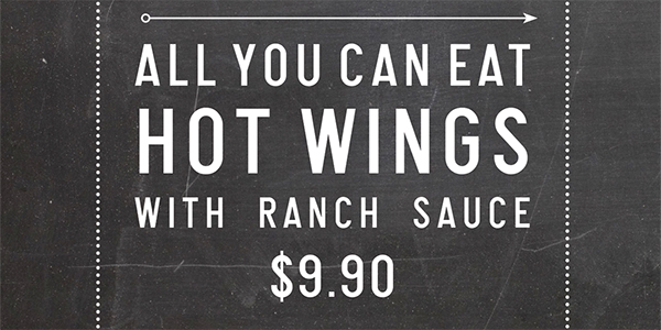 Parkside Bar Sydney Monday Hot Wings