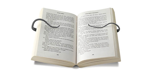 Travel book holder