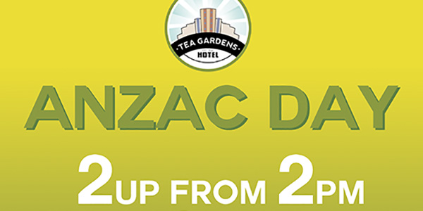 TEAGARDENS ANZAC 2Up Anzac Day at Tea Gardens