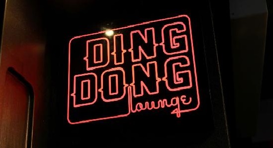 DING DONG Ding Dong Lounge sign