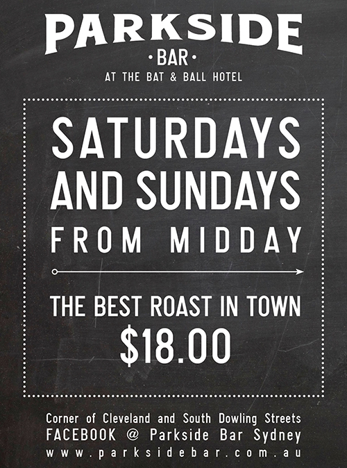 Parkside Bar Roast Dinners