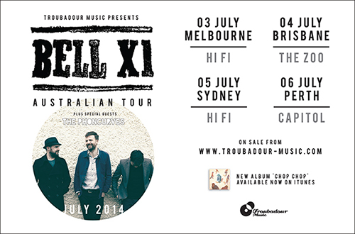 Bell X1 Australian Tour 2014